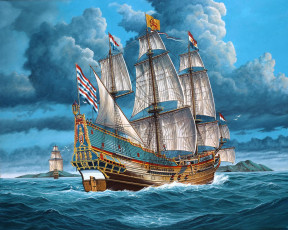 Картинка batavia корабли рисованные