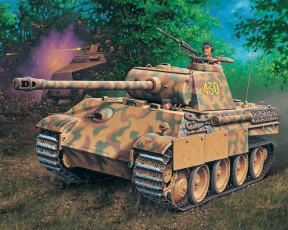 Картинка pzkpfw panther техника военная