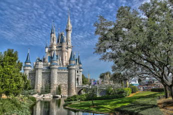 обоя cinderella`s castle - disney world,  florida, города, диснейленд, замок, парк