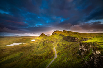 Картинка природа горы остров скай архипелаг внутренние гебриды шотландия холмы небо
