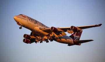 Картинка boeing+747 авиация пассажирские+самолёты авиалайнер полет небо
