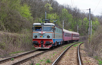 Картинка техника электровозы железная дорога рельсы локомотив состав
