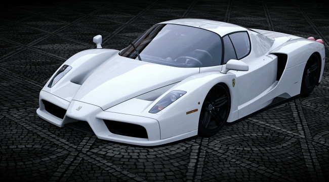 Обои картинки фото ferrari enzo, автомобили, 3д, спорткар