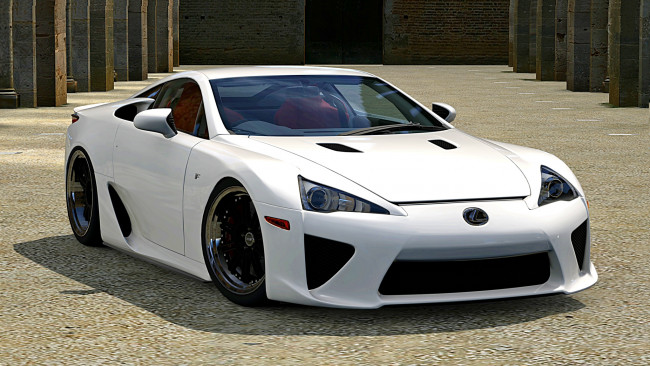 Обои картинки фото lexus lfa, автомобили, 3д, класс, люкс