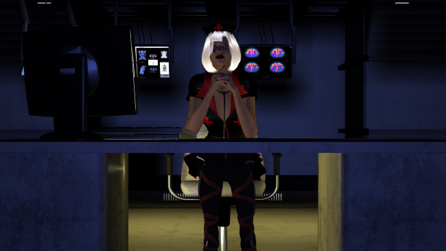 Обои картинки фото видео игры, dark heresy, фон, взгляд, девушка