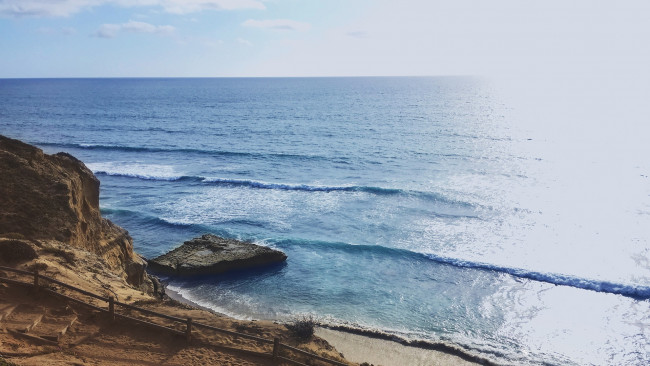 Обои картинки фото природа, побережье, скала, море