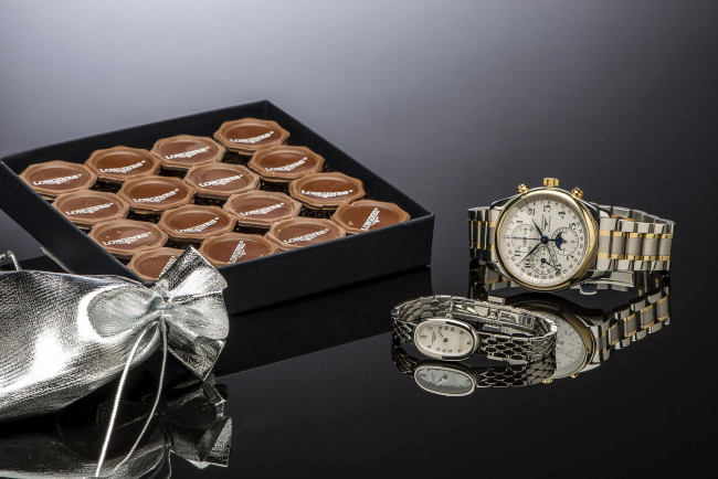Обои картинки фото бренды, longines, шоколад, часы