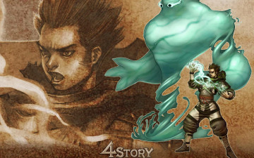 Картинка видео+игры 4+story парень существо маг