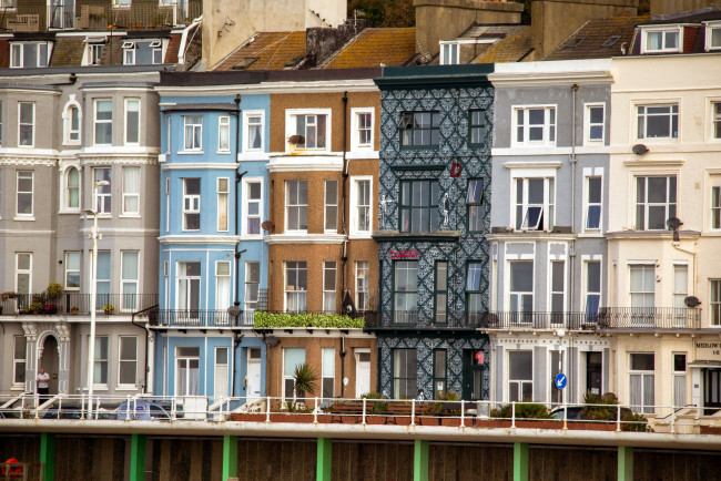 Обои картинки фото hastings,  england, города, - здания,  дома, england