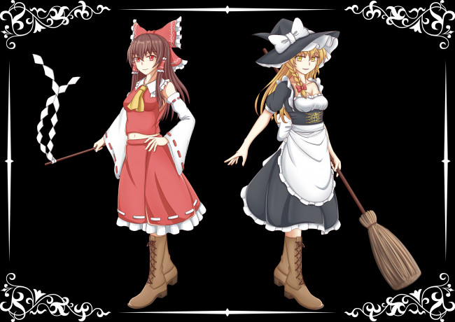 Обои картинки фото аниме, touhou, тоухоу