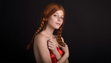 Картинка анастасия+жилина девушки анастасия жилина красотка девушка модель рыжеволосая поза стройная сексуальная флирт