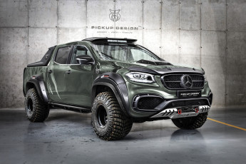 обоя пикап, автомобили, mercedes-benz, x, class, pickup, design
