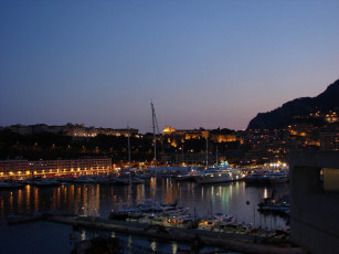 Картинка вечернее монако города монте карло