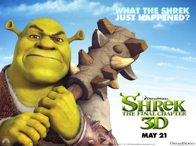 Обои картинки фото мультфильмы, shrek, forever, after