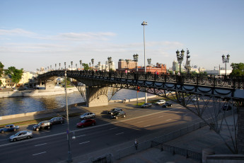 Картинка города москва россия патриарший мост хамовники