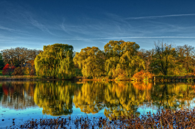 Обои картинки фото природа, реки, озера, осень, озеро, отражение