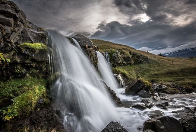 Обои картинки фото iceland, природа, водопады, исландия