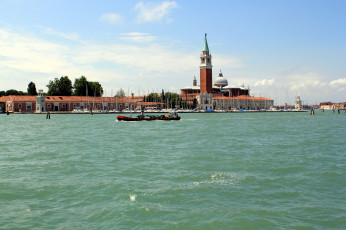 Картинка города венеция+ италия причал залив