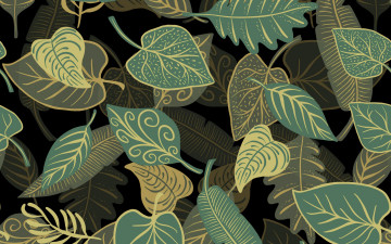 Картинка векторная+графика природа+ nature текстура фон листья