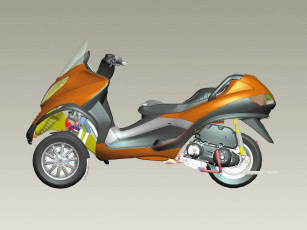 Картинка 2006 piaggio mp3 мотоциклы