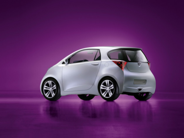 Обои картинки фото 2008, toyota, iq, автомобили