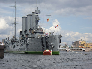 Картинка cruiser aurora st petersburg russia корабли крейсеры линкоры эсминцы