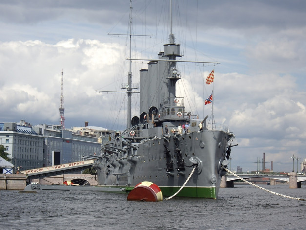 Обои картинки фото cruiser, aurora, st, petersburg, russia, корабли, крейсеры, линкоры, эсминцы