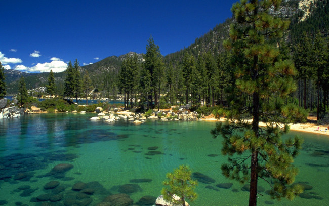 Обои картинки фото lake, tahoe, kalifornien, nevada, usa, природа, реки, озера
