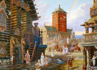 Картинка всеволод иванов радуга над арконой рисованные