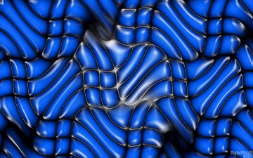 Картинка 3д графика abstract абстракции узор синий