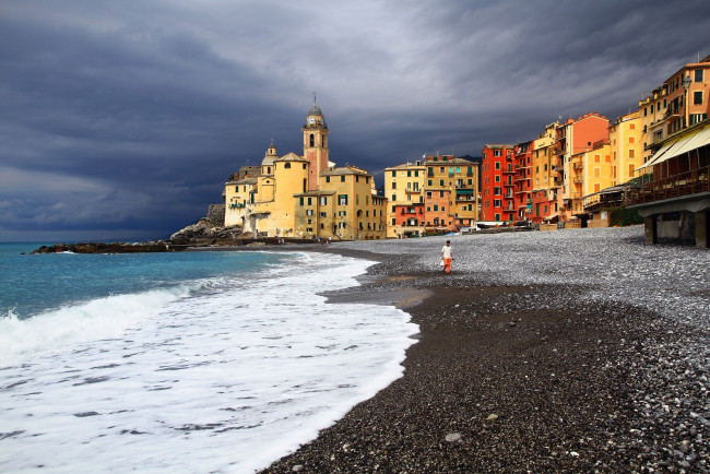 Обои картинки фото города, пейзажи, camogli, liguria, italy