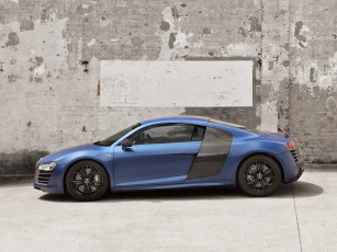 Картинка автомобили audi au-spec plus r8 v10 синий 2013г