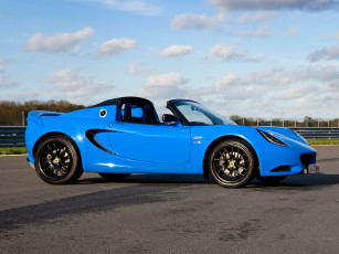 Картинка автомобили lotus синий 2013г elise s racer club