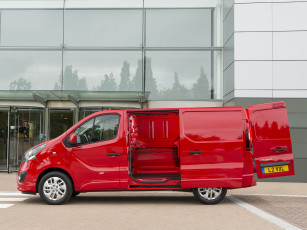 Картинка автомобили vauxhall красный 2014г biturbo vivaro van