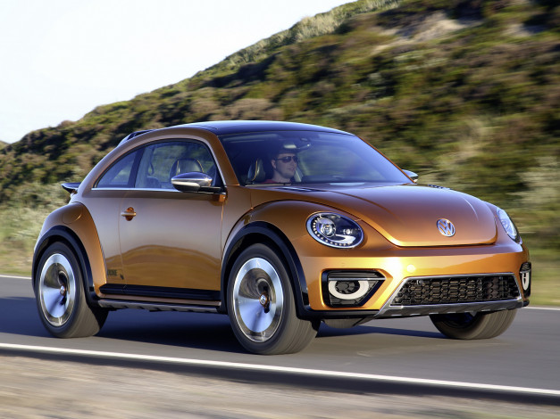 Обои картинки фото автомобили, volkswagen, 2014г, concept, beetle, dune