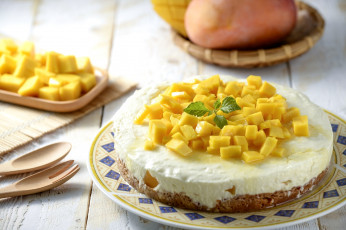 Картинка еда пироги манго выпечка пирог