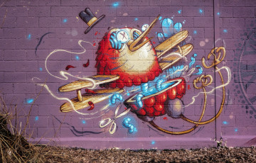 Картинка разное граффити город графити стена