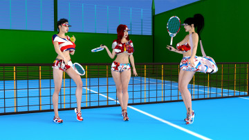 Картинка 3д+графика спорт+ sport фон взгляд девушки