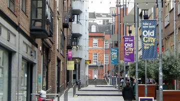 Картинка города дублин+ ирландия улочка