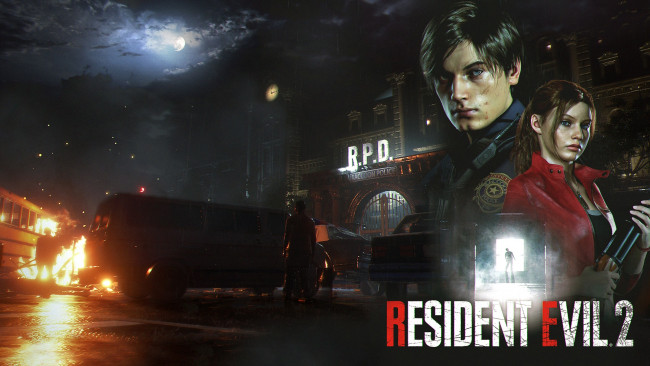 Обои картинки фото resident evil 2 , 2019, видео игры, персонажи