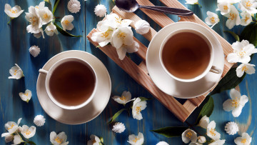 Картинка еда напитки +чай конфеты чай жасмин