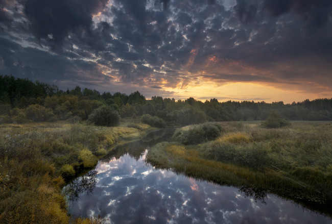 Обои картинки фото природа, реки, озера, рассвет