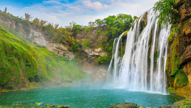 Обои картинки фото природа, водопады, водопад, хуангуошу, китай