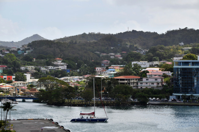 Обои картинки фото st, lucia caribbean castries harbor, корабли, катера, катер