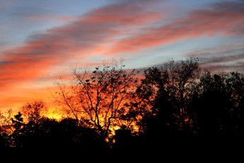 Картинка природа восходы закаты закат облака