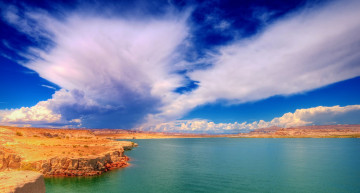 Картинка природа реки озера лзеро облака