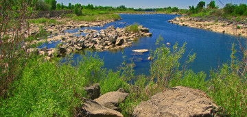 Картинка snake river природа реки озера лес камни трава кустарник лето простор река
