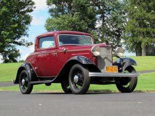 Картинка автомобили классика красный 520 coupe deluxe model b ford 1932г