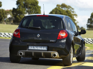 Картинка автомобили renault темный au-spec r s clio