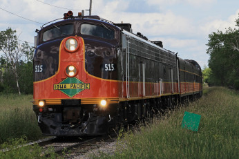 Картинка техника поезда рельсы железная дорога состав локомотив
